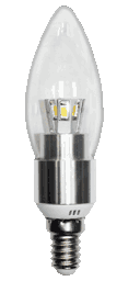 Светодиодная лампа M30-12S silver