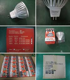 Процесс упаковки лампы светодиодной R30-F